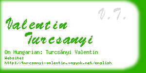 valentin turcsanyi business card